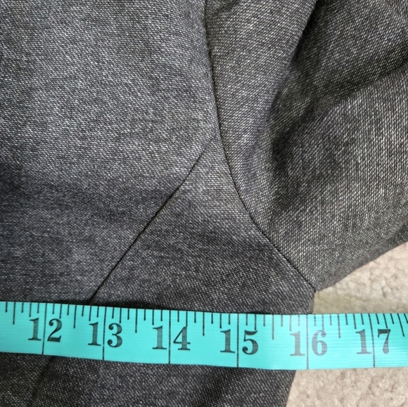 CARTONNIER ANTHROPOLGIE Olive Green Blazer With Black lapel And Ruffle. Size 2 - Picture 11 of 13